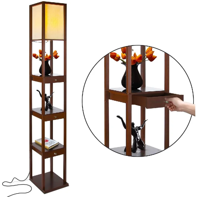 Victorian Style Floor Lamp for Traditional and Elegant InteriorsVictorian Style Floor Lamp for Traditional and Elegant InteriorsMaxwell Standing Tower Floor Lamp w/ Shelves and Drawers, Havana Brown Victorian Style Floor Lamp for Traditional and Elegant InteriorsVictorian Style Floor Lamp for Traditional and Elegant InteriorsMaxwell Standing Tower Floor Lamp w/ Shelves and Drawers, Havana Brown