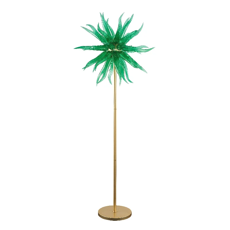 Gold Base/Green Glass