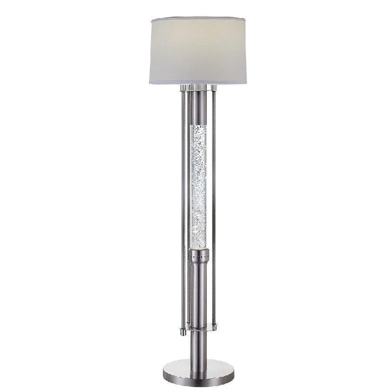 Dimmable Floor Lamp for Adjustable Lighting AmbianceDimmable Floor Lamp for Adjustable Lighting AmbianceQ-Max 58''H Unique Beautiful And Chic Brushed Nickel Metal Base Floor Lamp Dimmable Floor Lamp for Adjustable Lighting AmbianceDimmable Floor Lamp for Adjustable Lighting AmbianceQ-Max 58''H Unique Beautiful And Chic Brushed Nickel Metal Base Floor Lamp