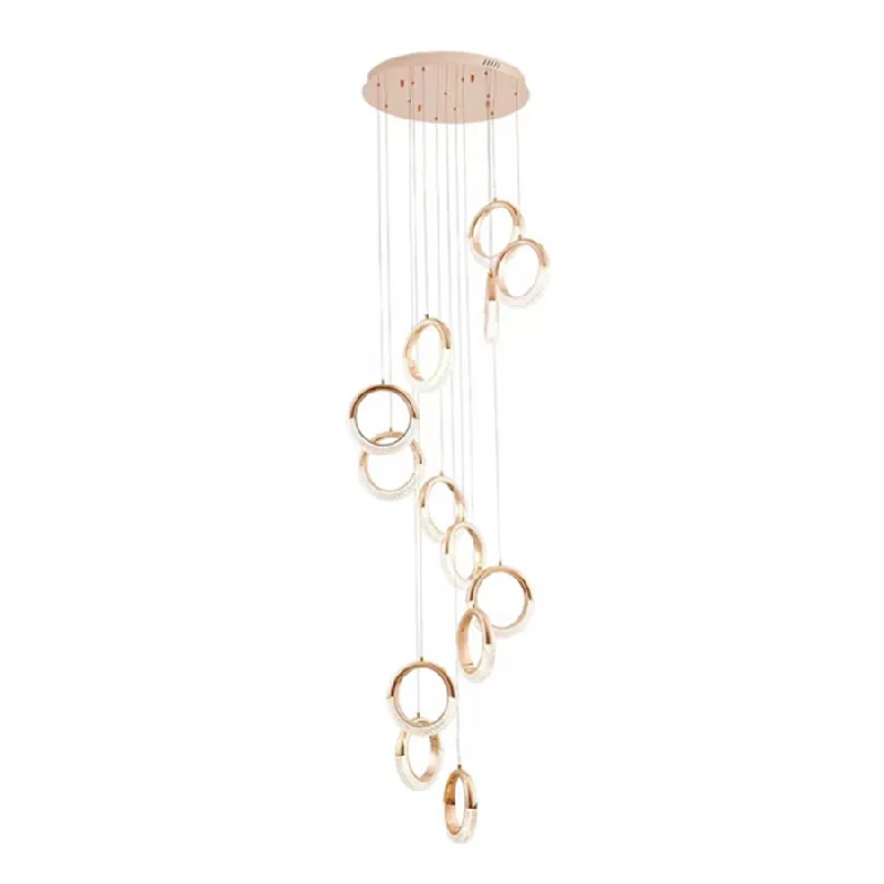 Japanese - Inspired Ceiling Lights with Shoji - Screen - like DiffusersJapanese - Inspired Ceiling Lights with Shoji - Screen - like DiffusersQL1013/13 13 Ring Tri-Colour Rose Gold Hoop Pendant Japanese - Inspired Ceiling Lights with Shoji - Screen - like DiffusersJapanese - Inspired Ceiling Lights with Shoji - Screen - like DiffusersQL1013/13 13 Ring Tri-Colour Rose Gold Hoop Pendant