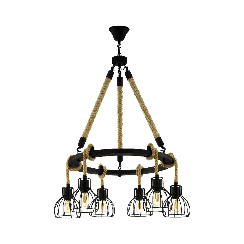 Indian - Themed Ceiling Lights with Intricate Filigree and Mirror WorkIndian - Themed Ceiling Lights with Intricate Filigree and Mirror WorkRampside 6 Light Round Bar Rope and Black Industrial Pendant Indian - Themed Ceiling Lights with Intricate Filigree and Mirror WorkIndian - Themed Ceiling Lights with Intricate Filigree and Mirror WorkRampside 6 Light Round Bar Rope and Black Industrial Pendant