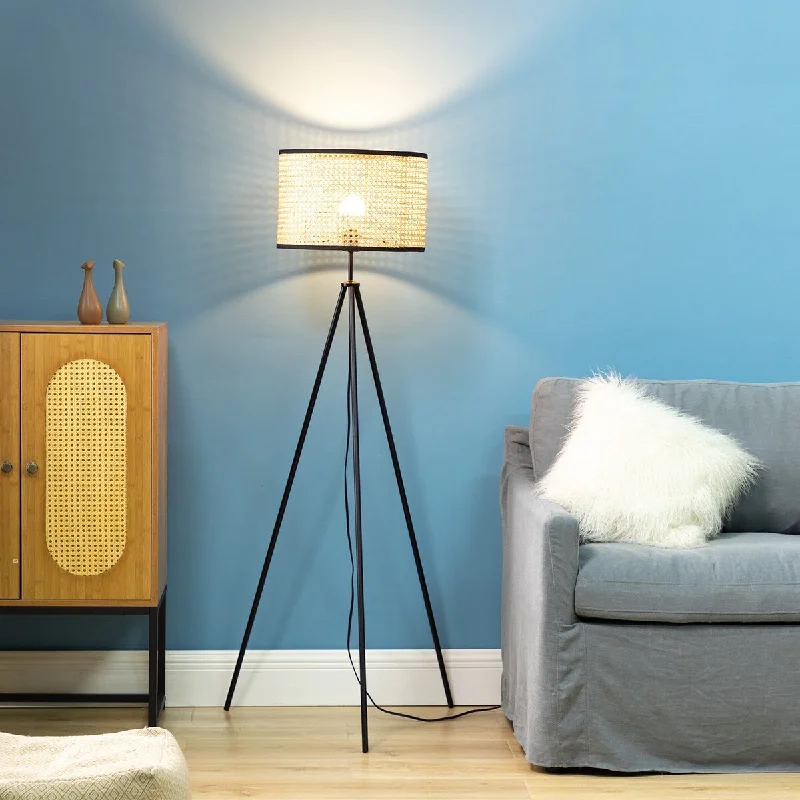 Glass Floor Lamp with Frosted Shades for Soft Diffused LightGlass Floor Lamp with Frosted Shades for Soft Diffused LightRattan 58" Tripod Floor Lamp with Metal Legs - 15*15*58INCH Glass Floor Lamp with Frosted Shades for Soft Diffused LightGlass Floor Lamp with Frosted Shades for Soft Diffused LightRattan 58" Tripod Floor Lamp with Metal Legs - 15*15*58INCH