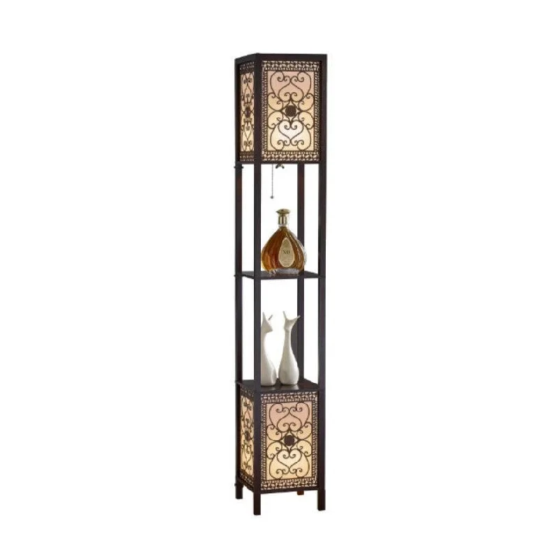 Glass Floor Lamp with Frosted Shades for Soft Diffused LightGlass Floor Lamp with Frosted Shades for Soft Diffused LightShelf Floor Lamp 64" Brown Glass Floor Lamp with Frosted Shades for Soft Diffused LightGlass Floor Lamp with Frosted Shades for Soft Diffused LightShelf Floor Lamp 64" Brown