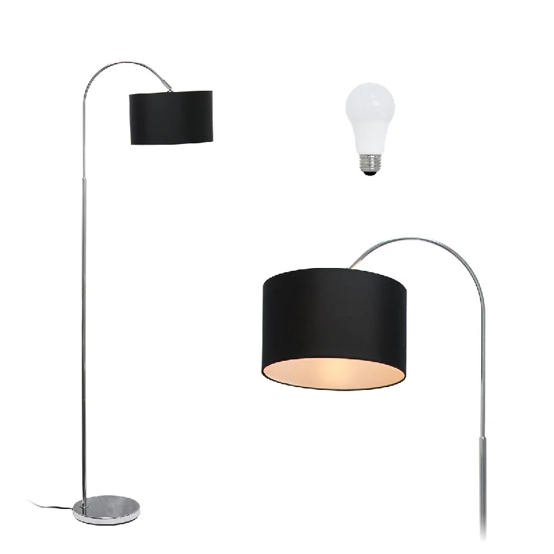 USB Charging Port Floor Lamp for Convenient Device ChargingUSB Charging Port Floor Lamp for Convenient Device ChargingSimple Designs 66" Modern Brushed Nickel Arched Floor Lamp, With LED Bulb Included USB Charging Port Floor Lamp for Convenient Device ChargingUSB Charging Port Floor Lamp for Convenient Device ChargingSimple Designs 66" Modern Brushed Nickel Arched Floor Lamp, With LED Bulb Included