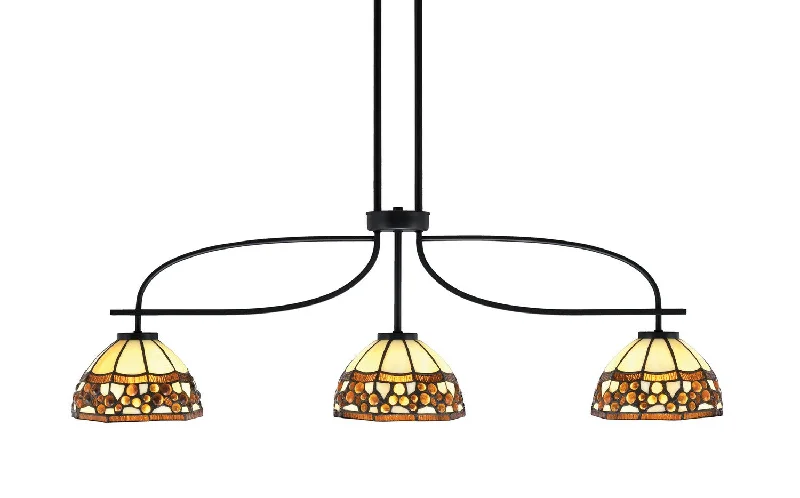 Crystal Ceiling Lights with High - Quality Swarovski CrystalsCrystal Ceiling Lights with High - Quality Swarovski CrystalsToltec Cavella 3936-MB-9975 Pendant Light - Matte Black