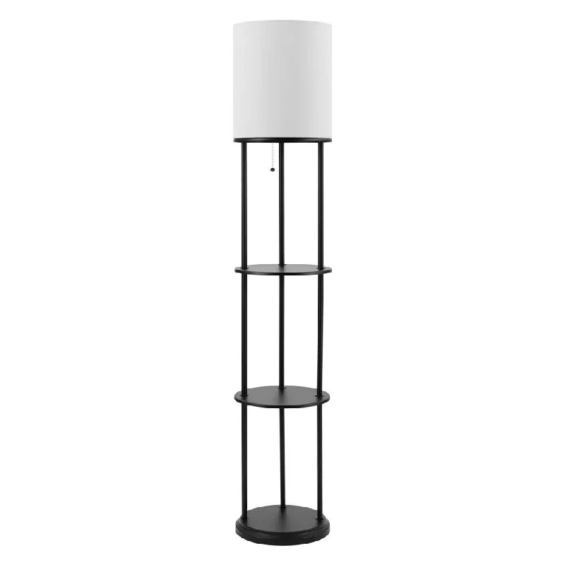 Victorian Style Floor Lamp for Traditional and Elegant InteriorsVictorian Style Floor Lamp for Traditional and Elegant InteriorsVersailles Floor lamp, 57.5 in, Matte Black, Shelves - Black Victorian Style Floor Lamp for Traditional and Elegant InteriorsVictorian Style Floor Lamp for Traditional and Elegant InteriorsVersailles Floor lamp, 57.5 in, Matte Black, Shelves - Black