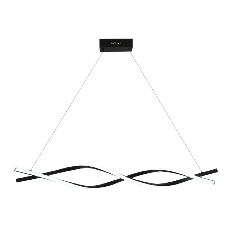 Crystal Ceiling Lights with High - Quality Swarovski CrystalsCrystal Ceiling Lights with High - Quality Swarovski CrystalsYF634 1500mm Black LED Tri-Colour Twirl Modern Pendant Fixture Crystal Ceiling Lights with High - Quality Swarovski CrystalsCrystal Ceiling Lights with High - Quality Swarovski CrystalsYF634 1500mm Black LED Tri-Colour Twirl Modern Pendant Fixture