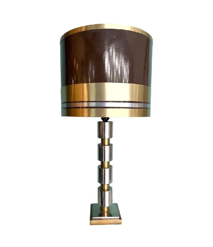 coastal style table lamps with nautical elements for beach housescoastal style table lamps with nautical elements for beach housesA large Italian 1970s chrome and brass lamp with orignal chocolate and brass shade. coastal style table lamps with nautical elements for beach housescoastal style table lamps with nautical elements for beach housesA large Italian 1970s chrome and brass lamp with orignal chocolate and brass shade.
