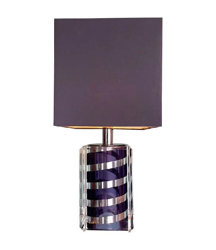 metal table lamps with a matte black finish for a sleek appearancemetal table lamps with a matte black finish for a sleek appearanceA large Italian 1970s Romeo Rega lucite and chrome lamp in purple and chrome metal table lamps with a matte black finish for a sleek appearancemetal table lamps with a matte black finish for a sleek appearanceA large Italian 1970s Romeo Rega lucite and chrome lamp in purple and chrome