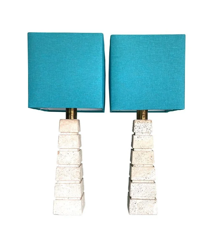 coastal style table lamps with nautical elements for beach housescoastal style table lamps with nautical elements for beach housesA pair of large 1970s Italian grooved travertine lamps with brass fittings and new bespoke shades coastal style table lamps with nautical elements for beach housescoastal style table lamps with nautical elements for beach housesA pair of large 1970s Italian grooved travertine lamps with brass fittings and new bespoke shades