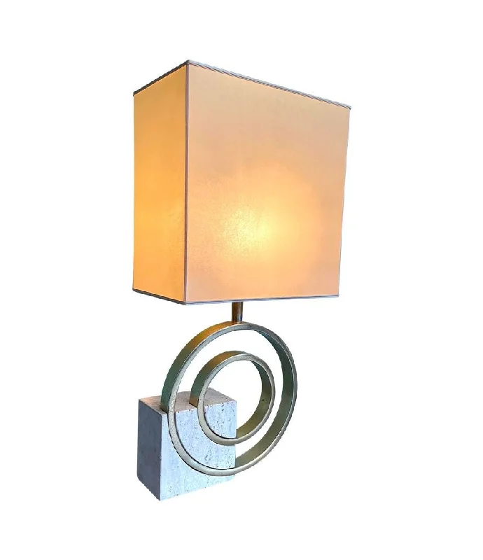 coastal style table lamps with nautical elements for beach housescoastal style table lamps with nautical elements for beach housesAn Italian 1970s sculptural travertine and brass lamp by Giovanni Banci