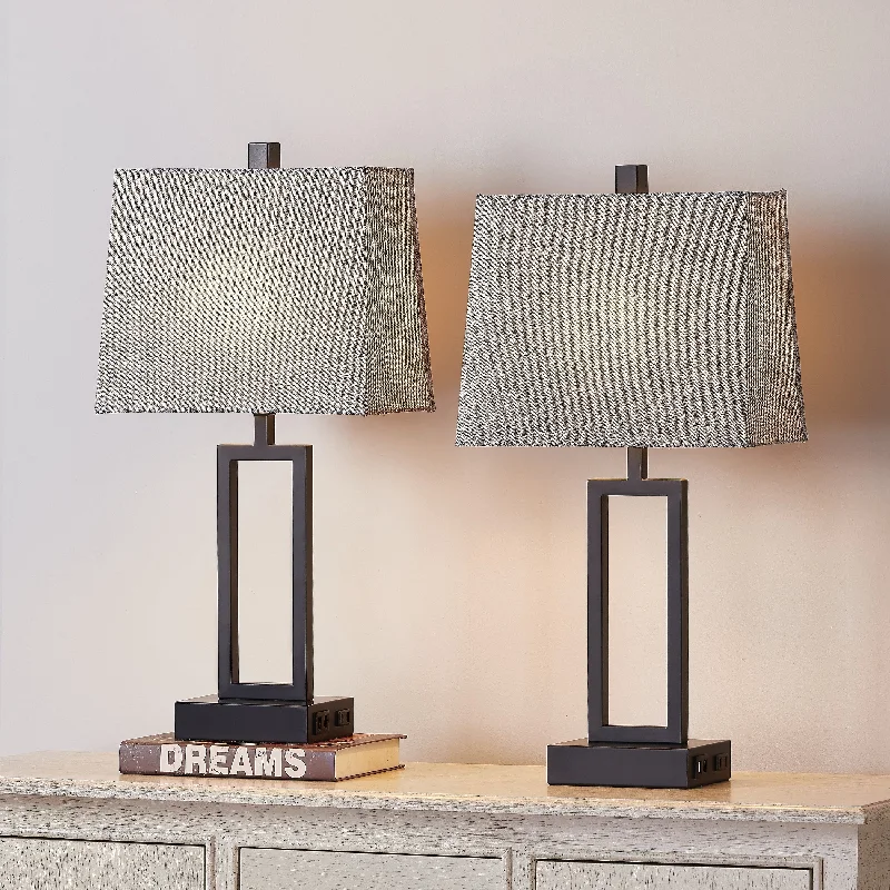 glass table lamps with a frosted surface for soft light diffusionglass table lamps with a frosted surface for soft light diffusionBlack Metal Table Lamp with Touch Dimming Switch Charging Ports (Set of 2) - 12'' x 6.5'' x 23.5'' (L x W x H) glass table lamps with a frosted surface for soft light diffusionglass table lamps with a frosted surface for soft light diffusionBlack Metal Table Lamp with Touch Dimming Switch Charging Ports (Set of 2) - 12'' x 6.5'' x 23.5'' (L x W x H)