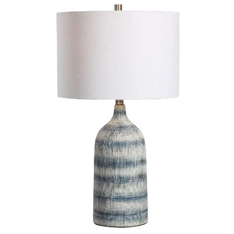 mid century modern table lamps with iconic designs for a stylish studymid century modern table lamps with iconic designs for a stylish studyBlue and White Ceramic Table Lamp by Modish Store