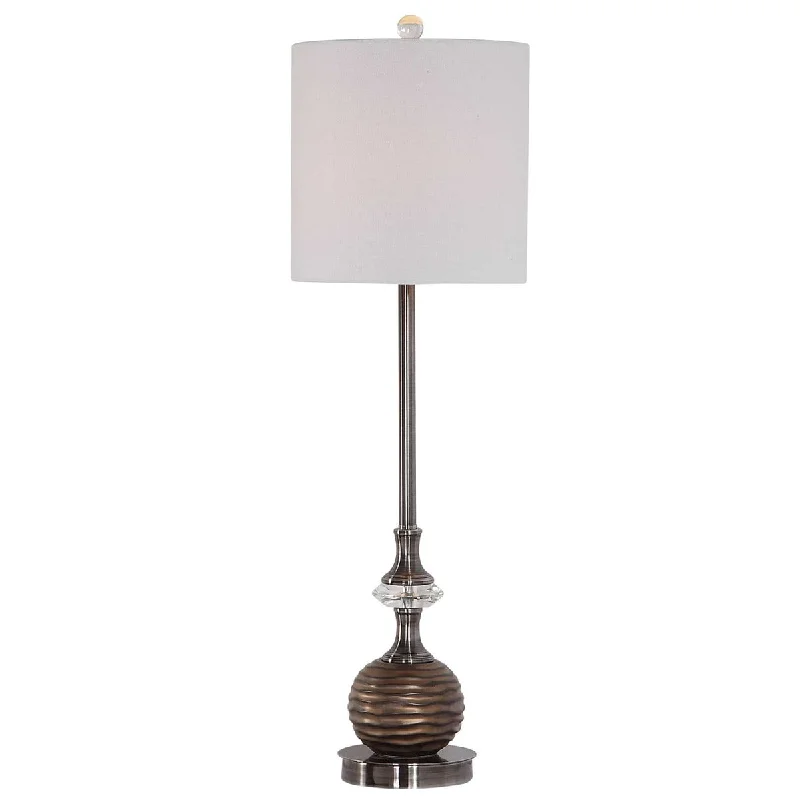 asian inspired table lamps with bamboo accents for a zen atmosphereasian inspired table lamps with bamboo accents for a zen atmosphereBrushed Nickel and Crystal Table Lamps by Modish Store