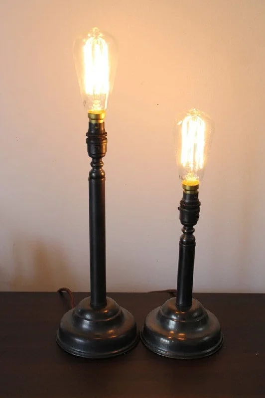industrial style table lamps with exposed bulbs for loft apartmentsindustrial style table lamps with exposed bulbs for loft apartmentsCandlestick Brass Lamp