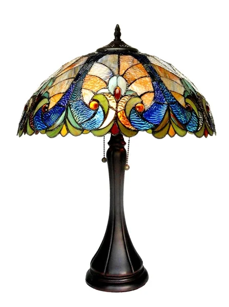 glass table lamps with a frosted surface for soft light diffusionglass table lamps with a frosted surface for soft light diffusionChloe Lighting CH16780VA16-TL2 Amor Tiffany-style 2 Light Victorian Table Lamp 16" Shade