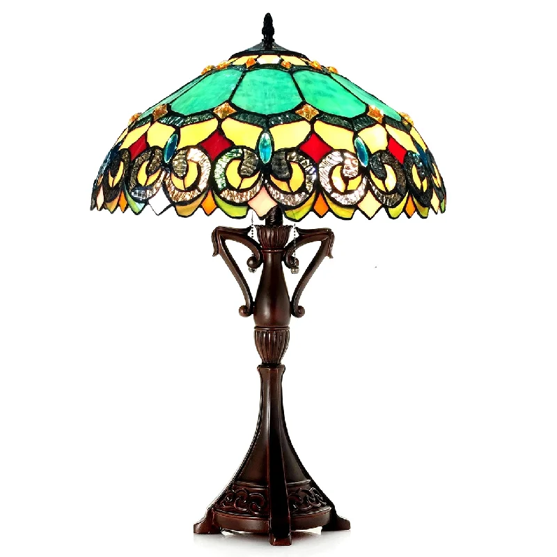 glass table lamps with a frosted surface for soft light diffusionglass table lamps with a frosted surface for soft light diffusionChloe Lighting CH1T180TV18-TL2 Aubrey Victorian 2 Light Antique Dark Bronze Tiffany-Style Table Lamp 18" Shade
