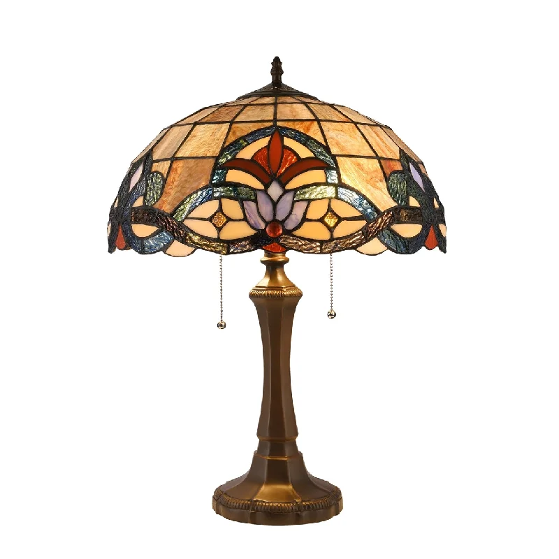 fabric table lamps with a linen shade for a relaxed and breathable lookfabric table lamps with a linen shade for a relaxed and breathable lookChloe Lighting CH3T224BV16-TL2 Ellington Tiffany-style Dark Bronze 2 Light Victorian Table Lamp 16" Shade