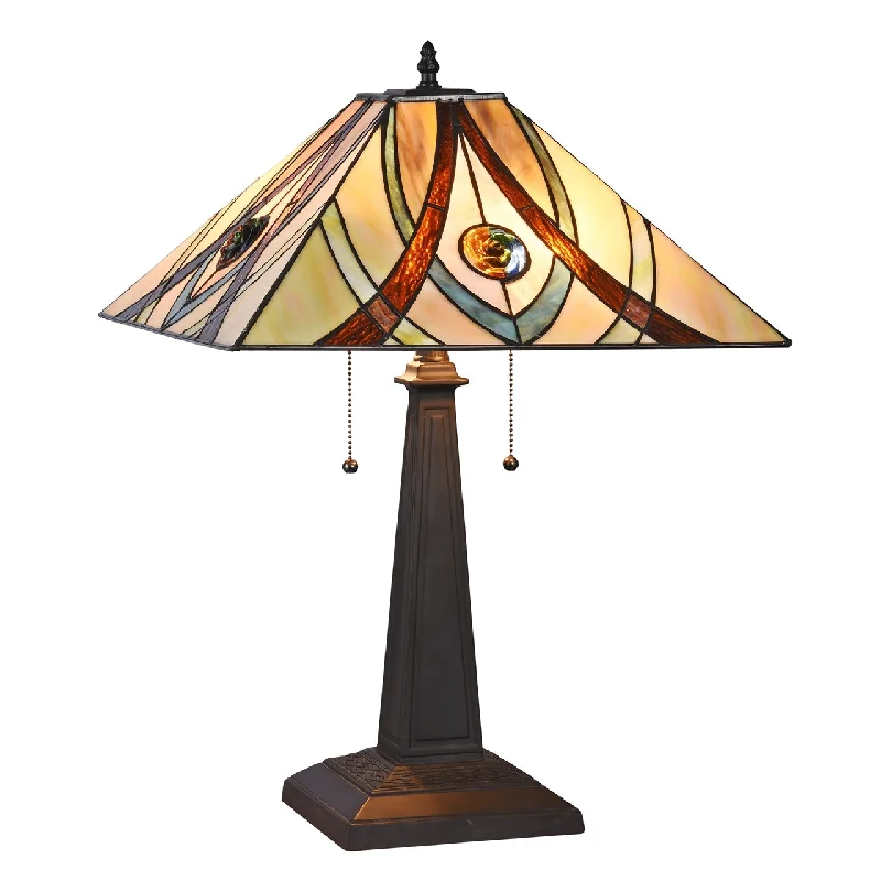 modern minimalist table lamps for contemporary living roomsmodern minimalist table lamps for contemporary living roomsChloe Lighting CH3T995AM16-TL2 Orson Tiffany-style 2 Light Mission Table Lamp 16" Shade