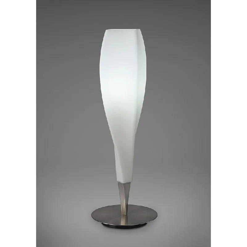 art deco table lamps with geometric shapes for a retro touchart deco table lamps with geometric shapes for a retro touchMantra M3572 Neo Table Lamp 1 Light Satin Nickel