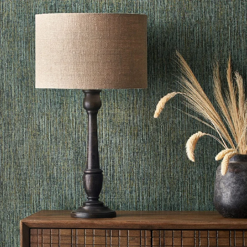 wooden table lamps with natural grain for a warm and organic feelwooden table lamps with natural grain for a warm and organic feelCaptiva Antique Black Candlestick Wood Table Lamp - Base Only