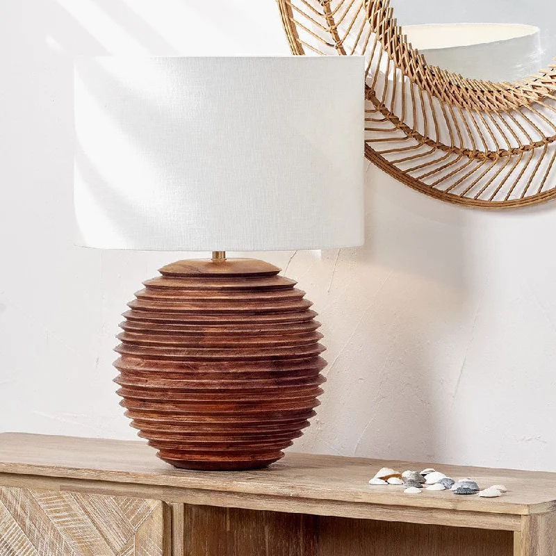 marble table lamps with a luxurious veined pattern for high end decormarble table lamps with a luxurious veined pattern for high end decorPembury Brown Wash Large Turned Wood Table Lamp