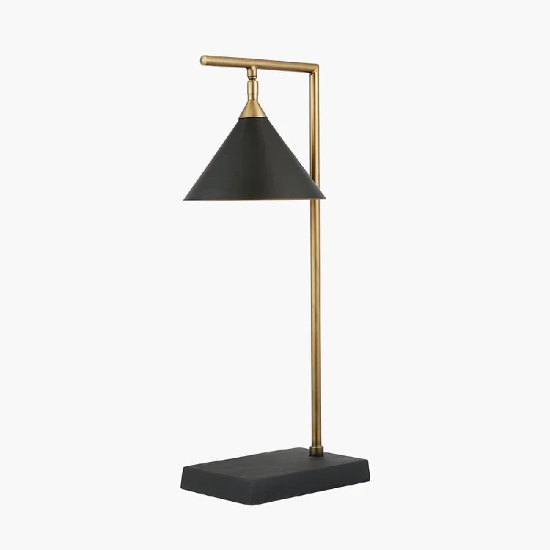 bohemian table lamps with colorful patterns for eclectic bedroomsbohemian table lamps with colorful patterns for eclectic bedroomsZeta Matt Black and Antique Brass Table Lamp