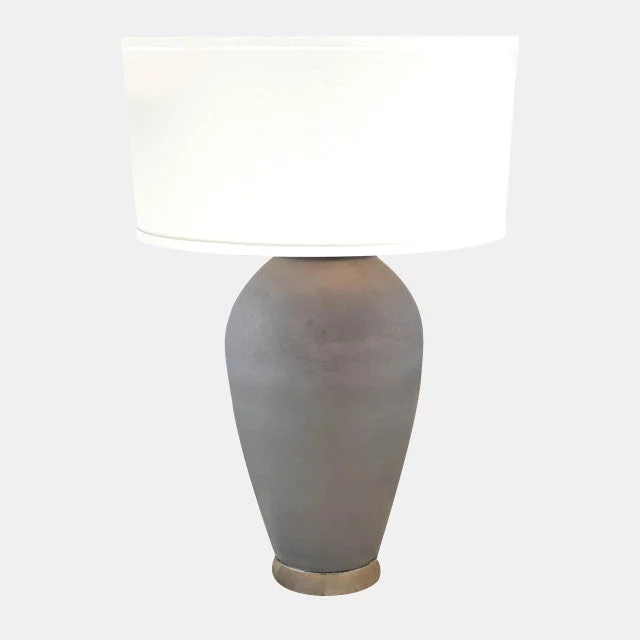 fabric table lamps with a linen shade for a relaxed and breathable lookfabric table lamps with a linen shade for a relaxed and breathable lookSagebrook Home 50735 Glass, 28" Ginger Table Lamp, Ivory/Beige