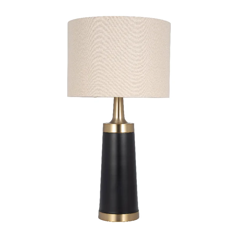 bohemian table lamps with colorful patterns for eclectic bedroomsbohemian table lamps with colorful patterns for eclectic bedroomsSagebrook Home 50819 Metal, 28" Pillar Table Lamp, Black