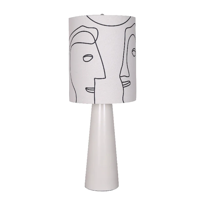 crystal table lamps with dazzling prisms for a glamorous effectcrystal table lamps with dazzling prisms for a glamorous effectSagebrook Home 50826 Resin 34" Modern Pillar Table Lamp, White