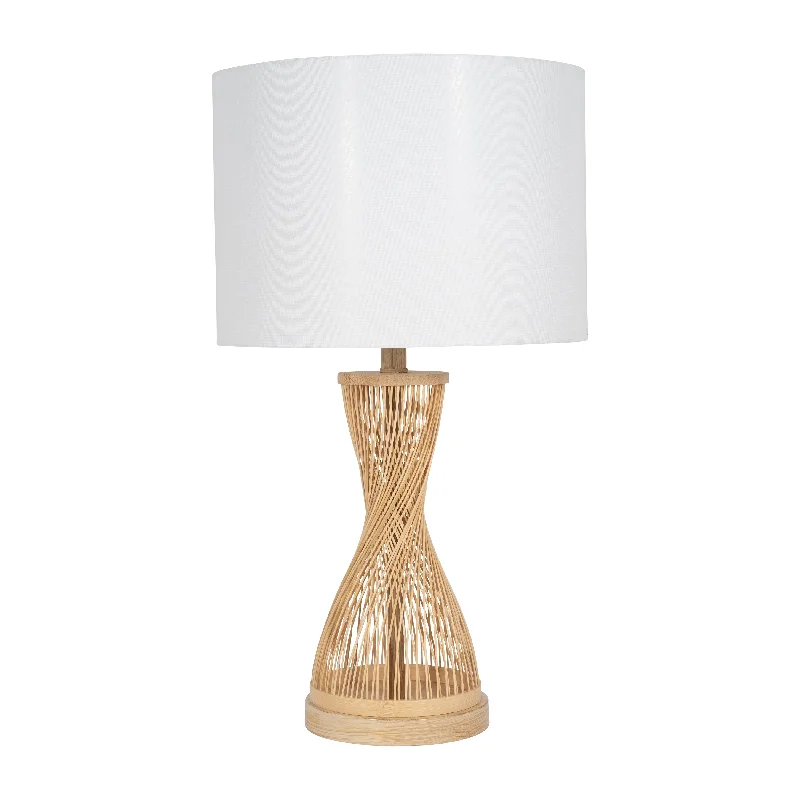 art deco table lamps with geometric shapes for a retro touchart deco table lamps with geometric shapes for a retro touchSagebrook Home 50830 Rattan 26" Twist Table Lamp, Natural