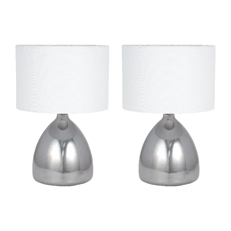 leather table lamps with a distressed texture for a rugged charmleather table lamps with a distressed texture for a rugged charmSagebrook Home 51212-02 Set of 2 Glass 18" Table Lamp, Smoke