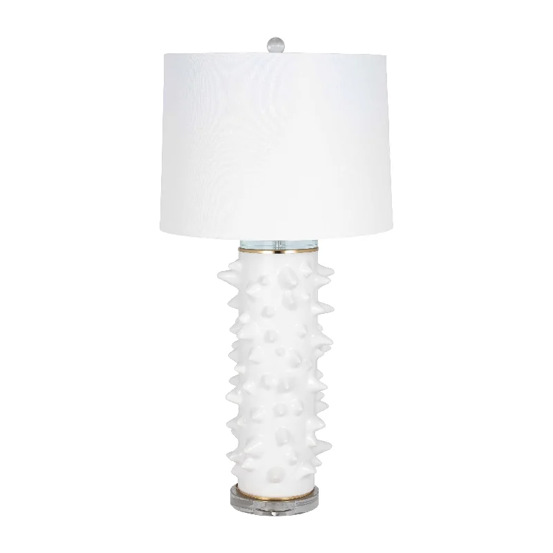 modern minimalist table lamps for contemporary living roomsmodern minimalist table lamps for contemporary living roomsSagebrook Home 51238-01 Ceramic 31" Spikey Table Lamp, White