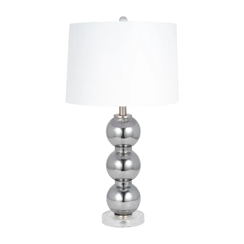 metal table lamps with a matte black finish for a sleek appearancemetal table lamps with a matte black finish for a sleek appearanceSagebrook Home 51240 Glass 28" Orbs Table Lamp, Smoke