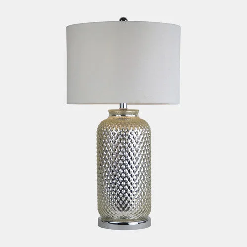 art deco table lamps with geometric shapes for a retro touchart deco table lamps with geometric shapes for a retro touchSagebrook Home 51247 Glass 28" Metallic Table Lamp, Silver