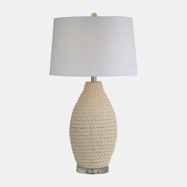 coastal style table lamps with nautical elements for beach housescoastal style table lamps with nautical elements for beach housesSagebrook Home 51251 Rattan 28" Table Lamp, White
