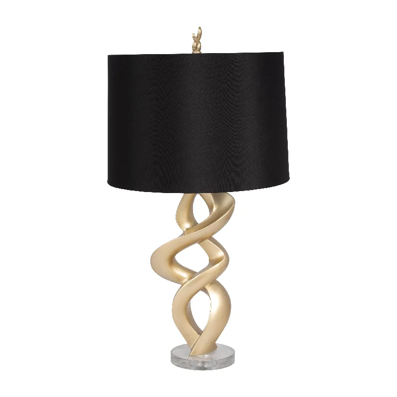 fabric table lamps with a linen shade for a relaxed and breathable lookfabric table lamps with a linen shade for a relaxed and breathable lookSagebrook Home 51254 Resin 30" Swirl Table Lamp, Gold