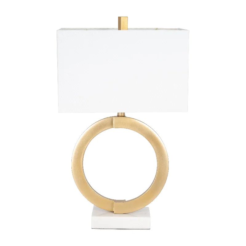 marble table lamps with a luxurious veined pattern for high end decormarble table lamps with a luxurious veined pattern for high end decorSagebrook Home 51256 Metal 27" Table Lamp, Gold/White