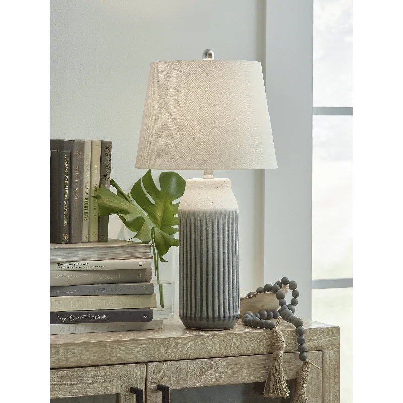 glass table lamps with a frosted surface for soft light diffusionglass table lamps with a frosted surface for soft light diffusionSignature Design by Ashley Afener Blue/Beige Table Lamp (Set of 2) - 14"W x 14"D x 26"H glass table lamps with a frosted surface for soft light diffusionglass table lamps with a frosted surface for soft light diffusionSignature Design by Ashley Afener Blue/Beige Table Lamp (Set of 2) - 14"W x 14"D x 26"H