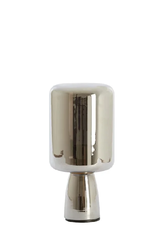 ceramic table lamps with hand painted designs for an artistic touchceramic table lamps with hand painted designs for an artistic touchTable lamp Ø21x45 cm LOTTA smoked glass+gold | OUTLET