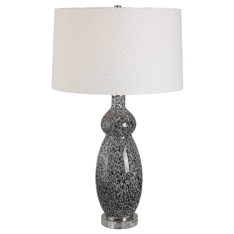 glass table lamps with a frosted surface for soft light diffusionglass table lamps with a frosted surface for soft light diffusionUttermost 30228 Velino Curvy Glass Table Lamp