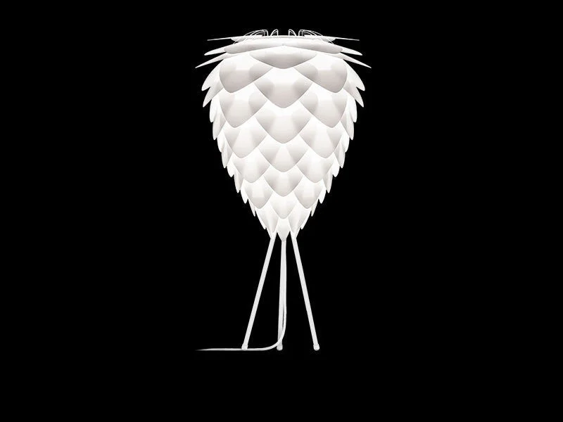 glass table lamps with a frosted surface for soft light diffusionglass table lamps with a frosted surface for soft light diffusionVita Conia White Table Lamp